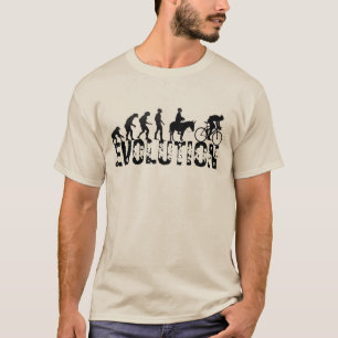 T-shirt Chemise Évolution Cycliste - Vélo Drôle Design