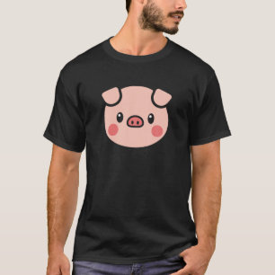 T-shirt Chemise Face Cochon Cadeau Pour Chemise T Lover Co