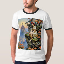 Chemise Fairycore Girl Cliffside Mushroom Castle