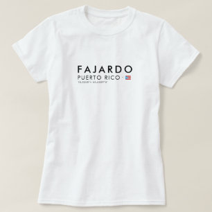 T-shirt Chemise Fajardo Porto Rico   Tee Coordinates