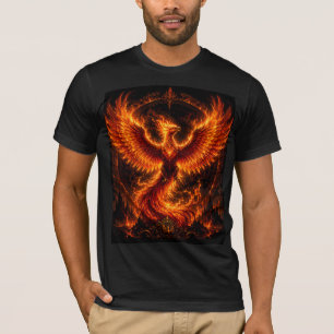 T-shirt Chemise fantaisie Phoenix Fire Bird Art