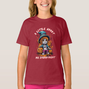 T-shirt Chemise Fantôme mignonne Halloween Tee Hallowe