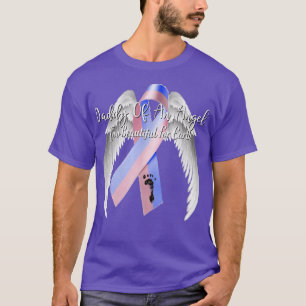 T-shirt Chemise fausse couche Papa De La Grossesse Ange Pe