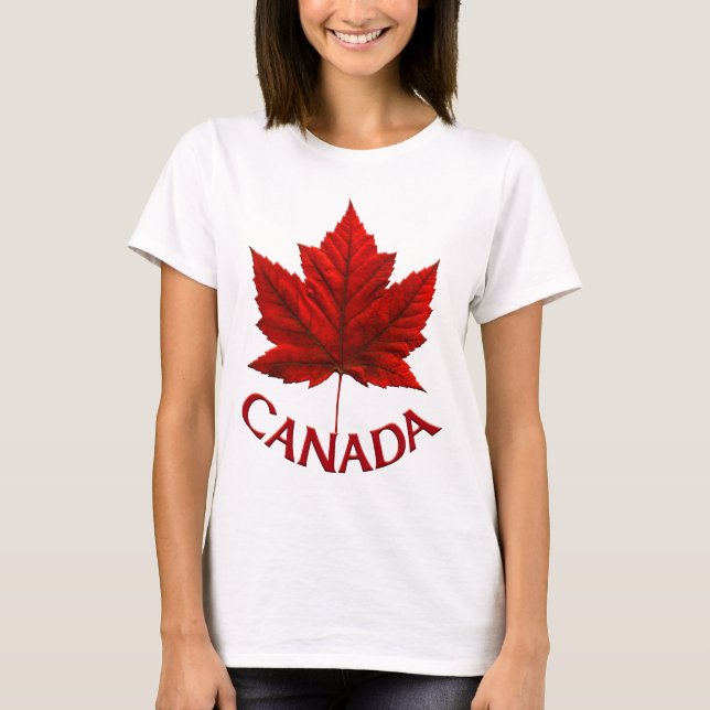 T-shirt Chemise féminine Canada Débardeur personnalisée Ca (Devant)