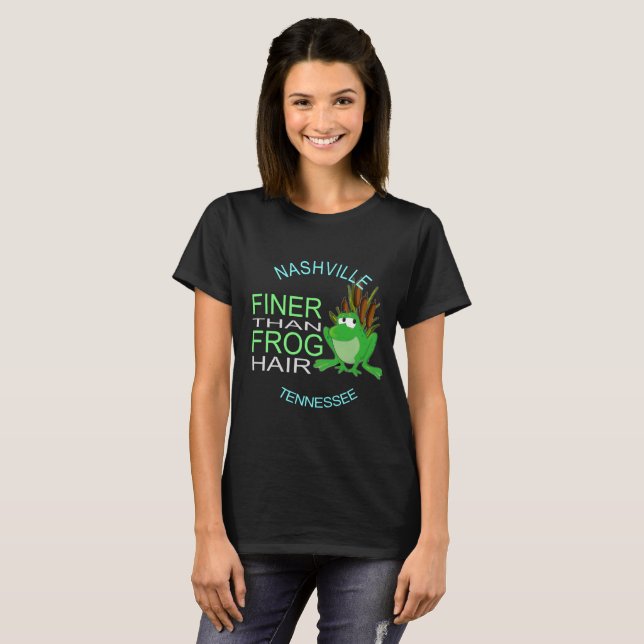 T-shirt Chemise féminine Nashville plus fine que la grenou (Devant entier)