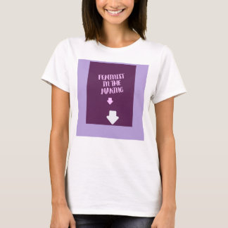 T-shirt Chemise Féministe en Route pour les Futures Mamans