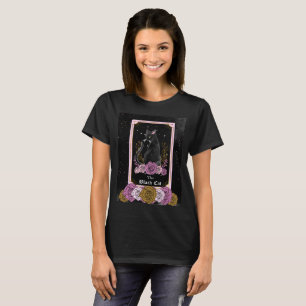 T-shirt Chemise femme de la carte Tarot Chat Noir