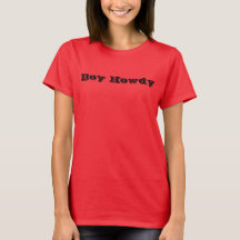 Chemise femme du garçon Howdy