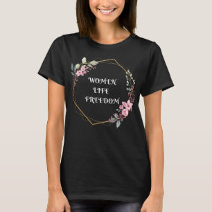 T-shirt Chemise Femme Liberté de vie, Chemise de Pouvoir F