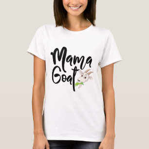 T-shirt Chemise femme Mama Goat - Mignonne Amoureux des an