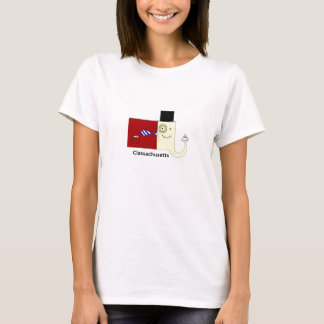 T-shirt Chemise femme Massachusetts de classe