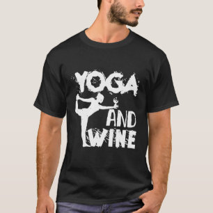 T-shirt Chemise femme Yoga et vin