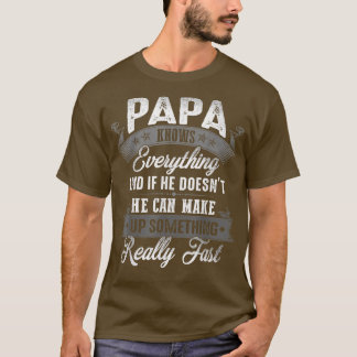 T-shirt Chemise Fête des pères Homme Pour Papa Hommes Papa