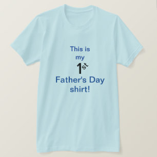 T-shirt Chemise fête des pères/Première