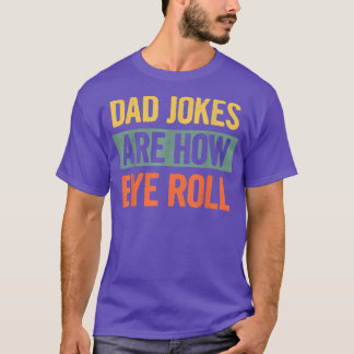 T-shirt Chemise fête des pères - Vintage Les Blagues Papa