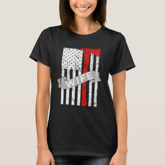 T-shirt Chemise fière d'épouse de sapeur-pompier -