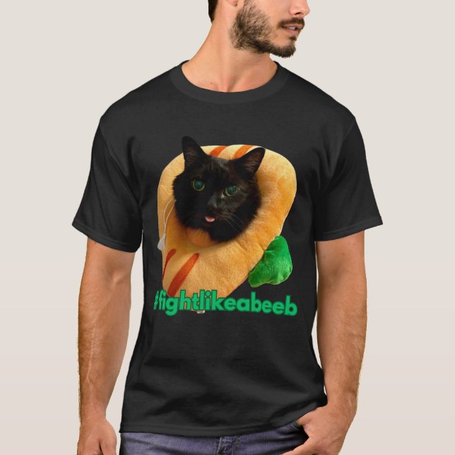 T-shirt Chemise #fightlikeabeeb (Devant)
