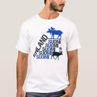 Chemise Finlande Moose & Reindeer - choisir style