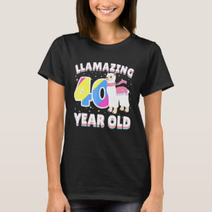 T-shirt Chemise flamande 40e anniversaire 40 ans Llama