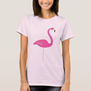 T-shirt Chemise Flamant rose T