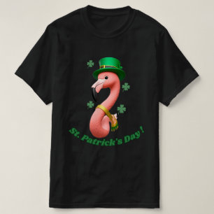 T-shirt Chemise Flamingo Saint-Patrick Irlandais Mignon