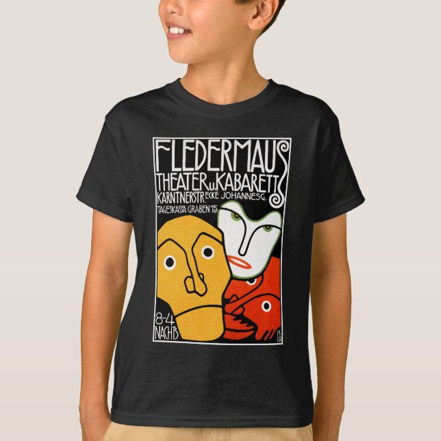 T-shirt Chemise : Fledermaus Théâtre et Cabaret (Devant)