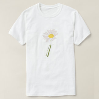 T-shirt Chemise Fleur – Couleurs Blanches