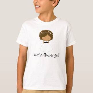 T-shirt Chemise Fleur Personnalisée-Je suis la Fleur Fille