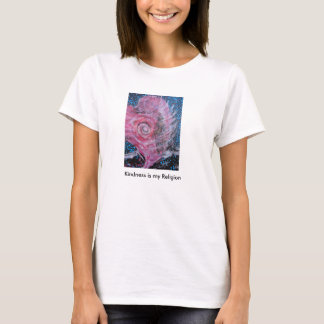 T-shirt chemise fleurie avec belle impression