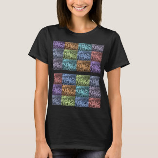 T-shirt Chemise florale multicolore