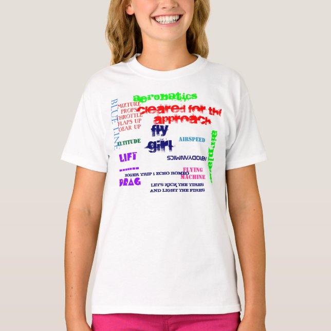 T-SHIRT CHEMISE FLY-GIRL (Devant)