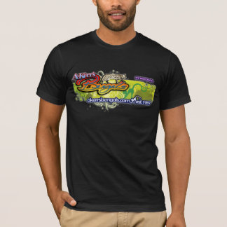 T-shirt Chemise foncée de concepteur de KrazyKat d'A-Kerr
