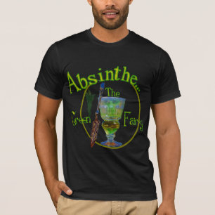 T-shirt Chemise foncée de fée de vert d'absinthe