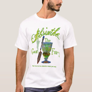 T-shirt Chemise foncée de fée de vert d'absinthe
