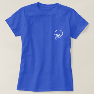 T-shirt Chemise foncée préférée Y de joueur de footbal