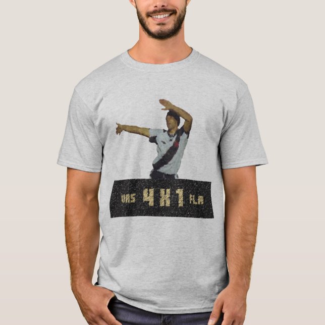 T-shirt Chemise Football Edmundo Vasco x Flamand 1997 4x1 (Devant)