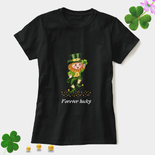 T-shirt Chemise Forever Lucky Green Gnome