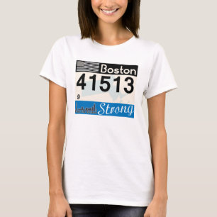 T-shirt Chemise forte d'étiquette de Boston
