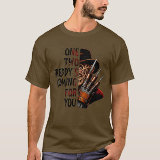 T-shirt Chemise Freddy Horreur Graphique Halloween