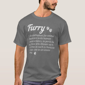 T-shirt Chemise Furry Un Enthousiaste Pour Les Personnages