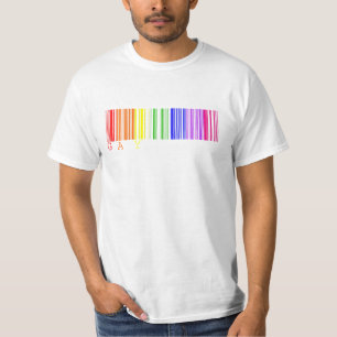 T-shirt Chemise gaie de code barres