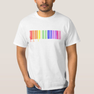 T-shirt Chemise gaie de code barres