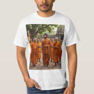 T-shirt Chemise Gautam Buddh Dhamma Sangha | Ar Historique