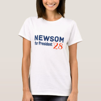 T-shirt Chemise Gavin Newsom pour Président 2028