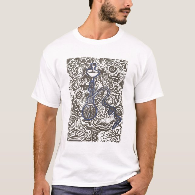 T-shirt Chemise géniale de narguilé (Devant)