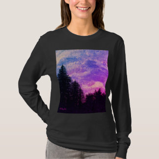 T-shirt Chemise "Golden Sunset Pines" par All Joy Art