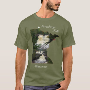 T-shirt Chemise Gooseberry Falls lettrage blanc