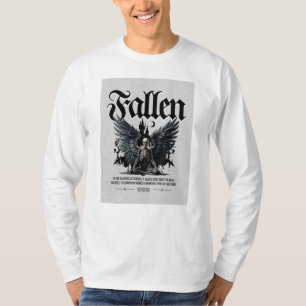 T-shirt Chemise gothique ange squelette tombé