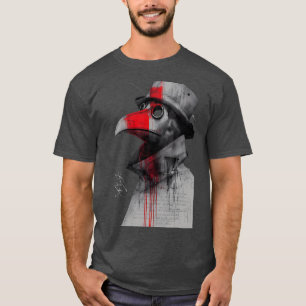 T-shirt Chemise gothique Trash Polka du Docteur de la Pest