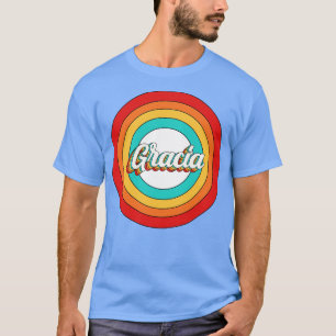 T-shirt Chemise Gracia Nom Vintage Cercle Gracia